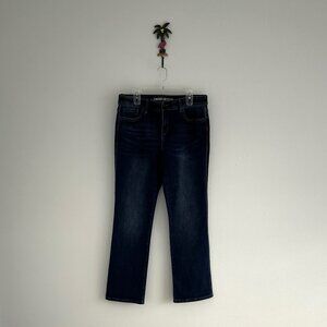 American Star Dark Wash Stretch Straight Leg Jeans Women’s Size 16